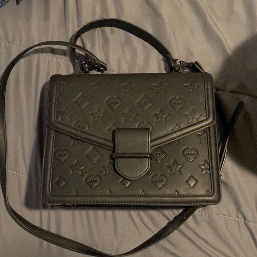 ALDO Black Embossed Women's Bag